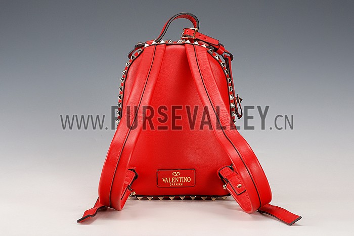 Valentino RockStud Red Backpack