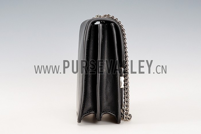 Gucci Interlocking Shoulder Bag Black