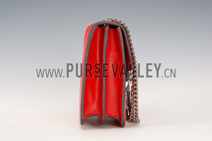Gucci Interlocking Shoulder Bag Red