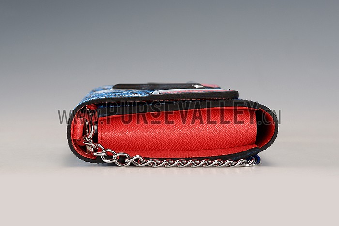 Louis Vuitton Twist Epi Leather Aqua Print Bag