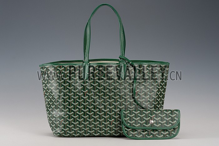 Goyard St Louis Tote Green