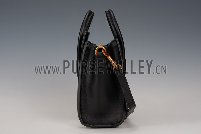 Celine Nano Luggage Black And White