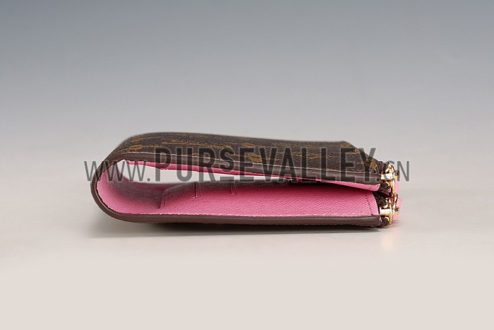 Louis Vuitton Adele Compact Wallet Pink