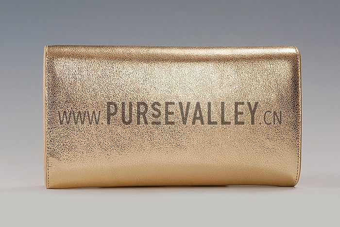 Saint Laurent Belle De Jour Clutch Gold 608312