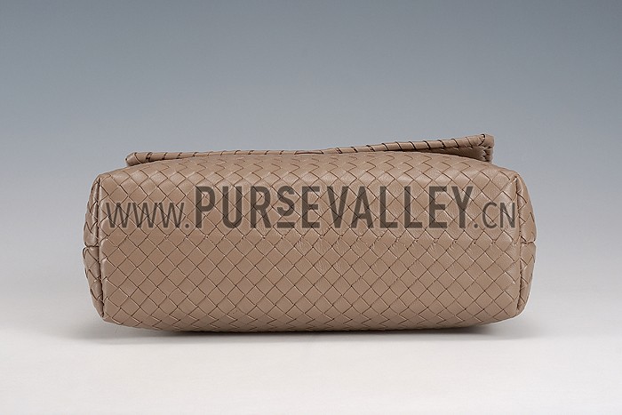 Bottega Veneta New Sand Intrecciato Nappa Olimpia Bag