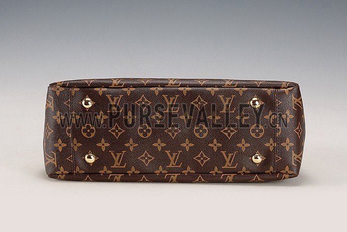 Louis Vuitton Monogram Pallas Shopper Bag Black