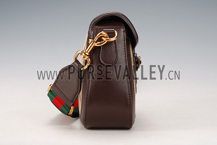 Gucci Lady Web GG Small Canvas Bag Brown