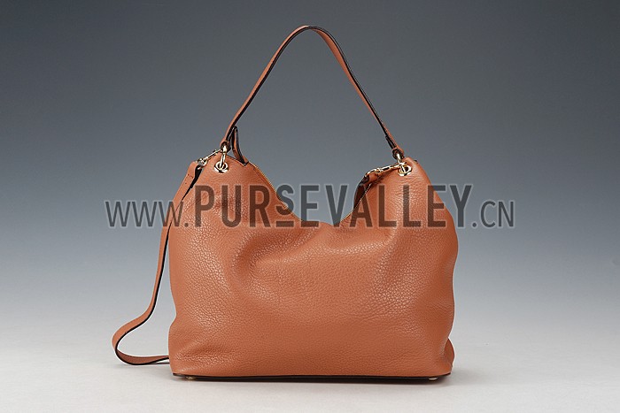 Gucci Soho Leather Hobo Brown