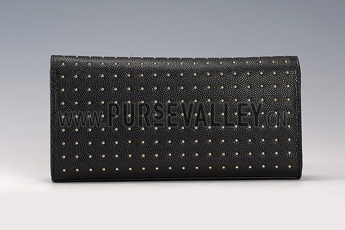 Saint Laurent Classic Monogramme Studded Clutch 608309