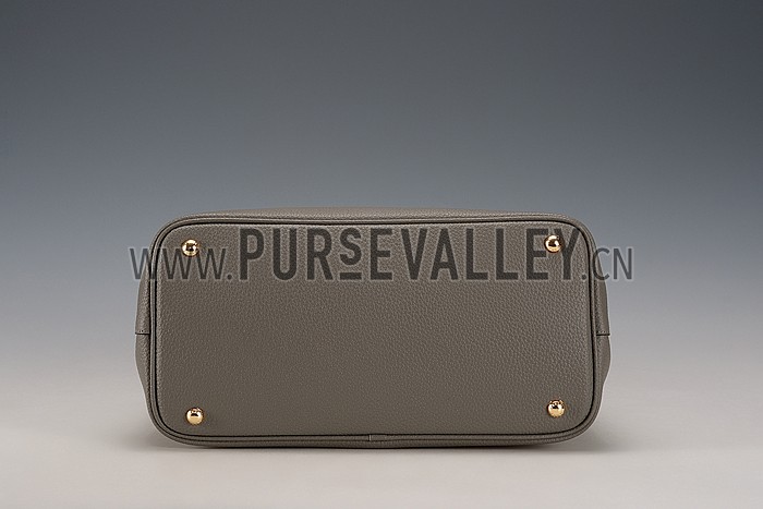Prada Double Tote Dark Grey