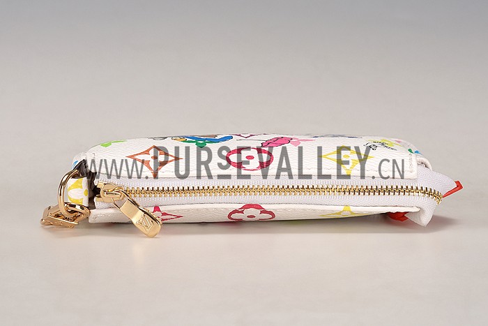 Louis Vuitton Mini Pochette Accessories Evaison White Monogram Canvas