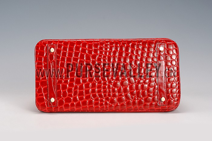 Hermes Birkin 35 Crocodile Red 608063