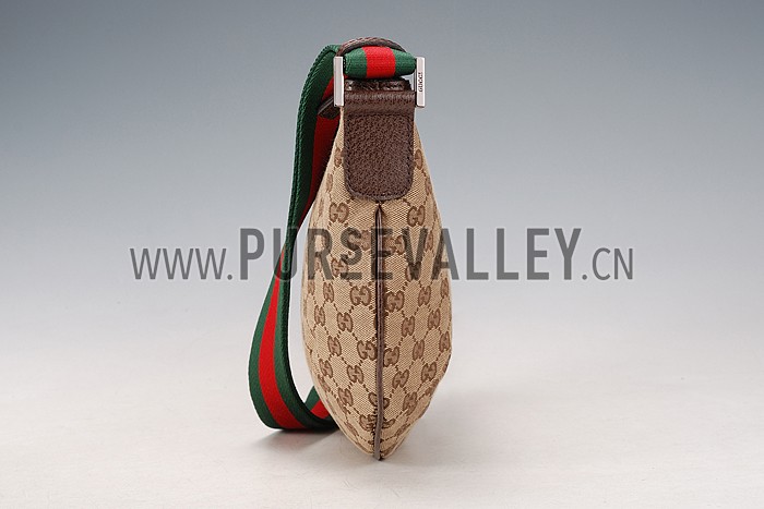 Gucci Original GG Canvas Messenger Bag Brown
