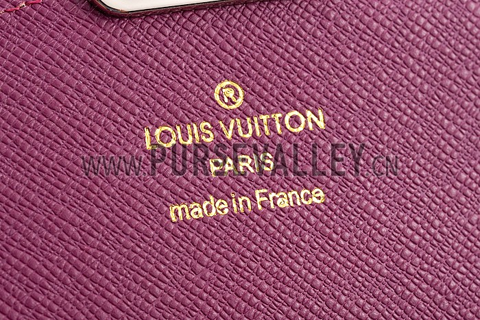 Louis Vuitton Monogram Totem Chain Wallet Plum