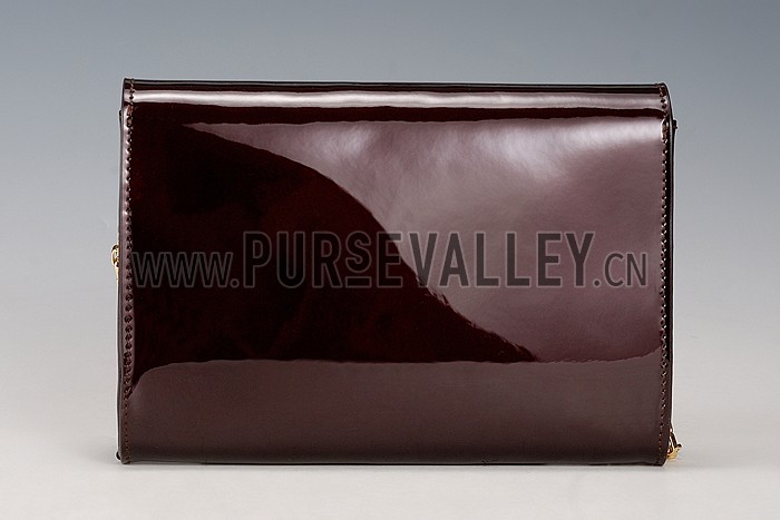 Louis Vuitton Chain Louise Patent Leather Amarante