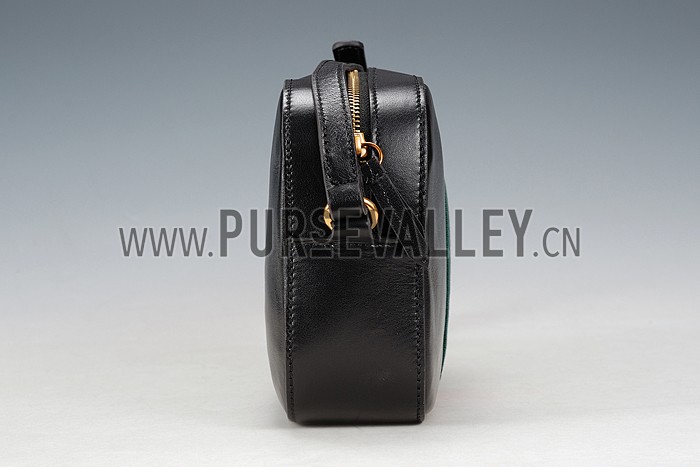 Gucci Bee Detail Black Leather Bag