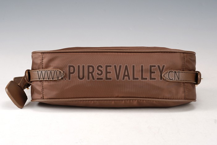 Prada Nylon Purse Brown