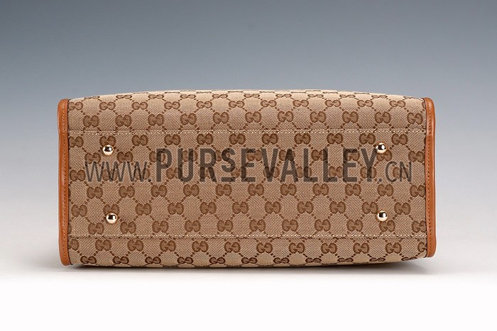 Gucci Ramble Ebony/Tan Tote