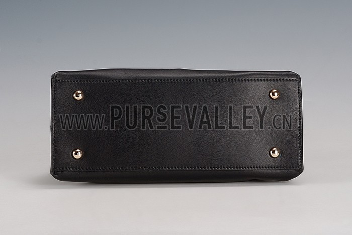 Gucci Bamboo Daily Top Handle Black Bag