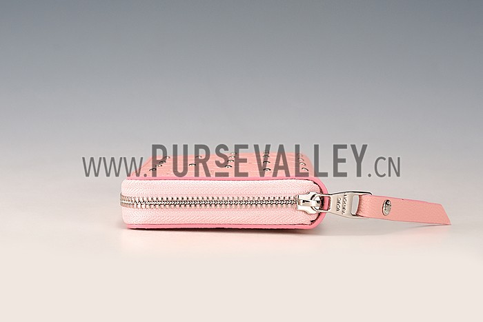 Louis Vuitton Empreinte Zippy Wallet With Studs Light Pink