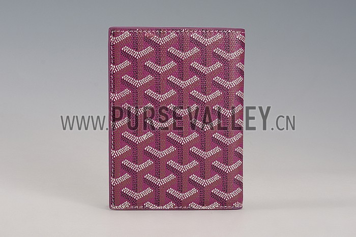 Goyard Passport Cover Plum