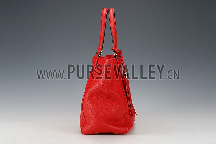 Gucci Soho Top Handle Bag Red