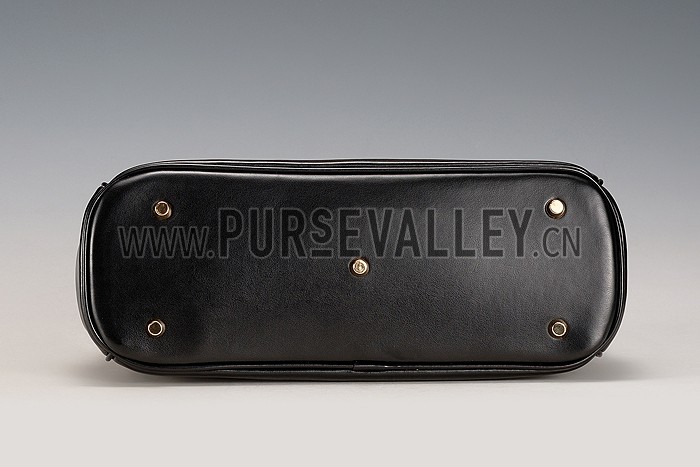 Diorissimo Medium Dark Gold and Black City Bag