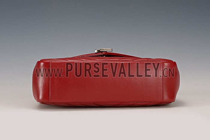 Saint Laurent College Monogram Medium Bag Dark Red