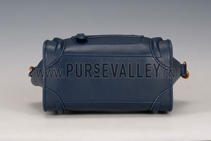 Celine Nano Luggage Navy
