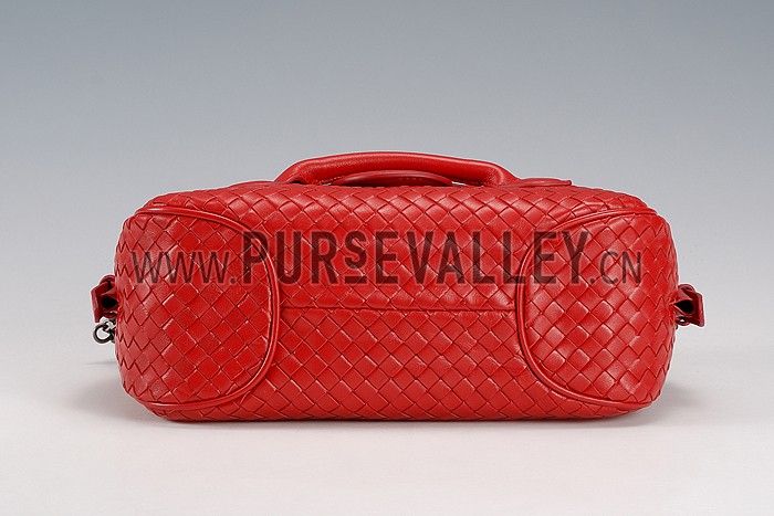 Bottega Veneta Rialto Shoulder Red Bag