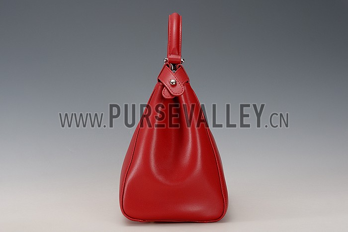 Fendi Peekaboo Medium Red Bag