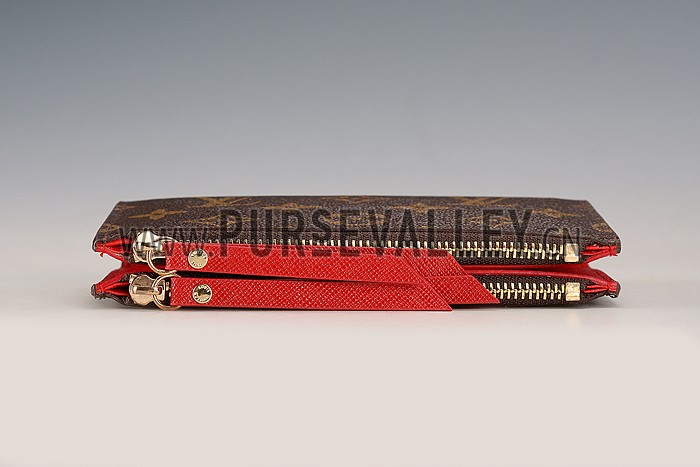 Louis Vuitton Adele Compact Wallet Red