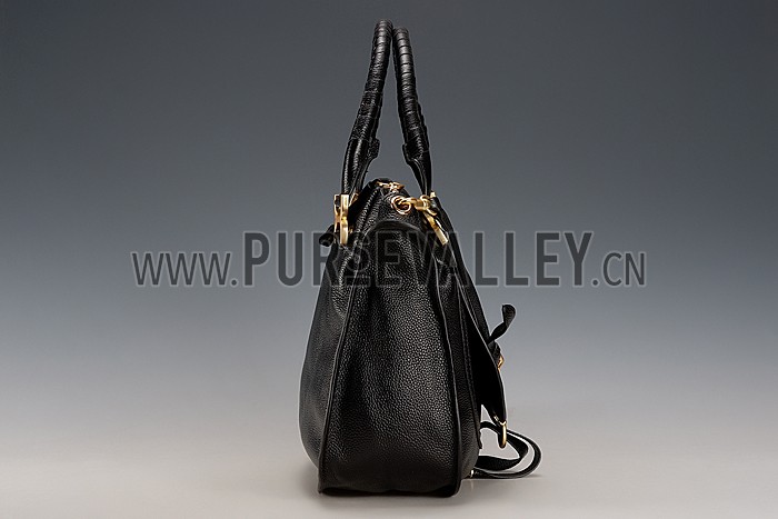 Chloe Marcie Satchel Crossbody Bag Black