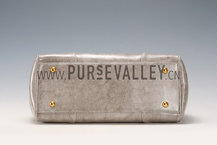 Prada Classic Satchel Grey