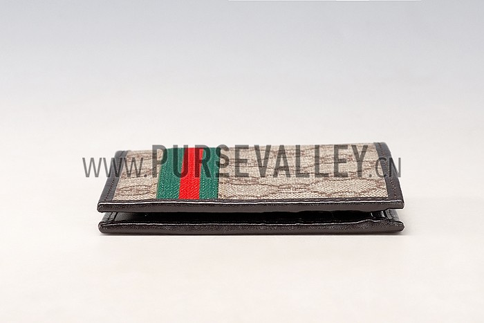 Gucci Supreme Web Bi-Fold Wallet