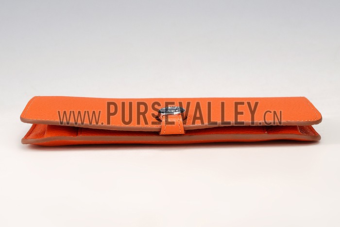 Hermes Dogon Wallet Orange 18926638