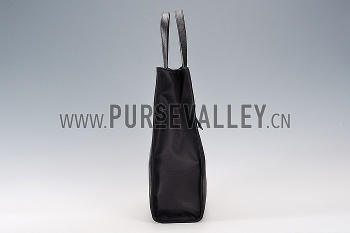 Fendi Eyes Monster Black Shopping Tote Bag