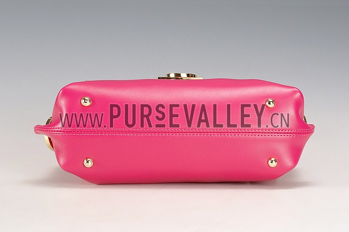 Salvatore Ferragamo Sofia Mini Leather Tote Rose Pink