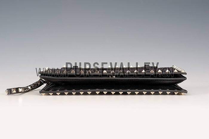 Valentino Viva Valentino Fabric Clutch Ivory