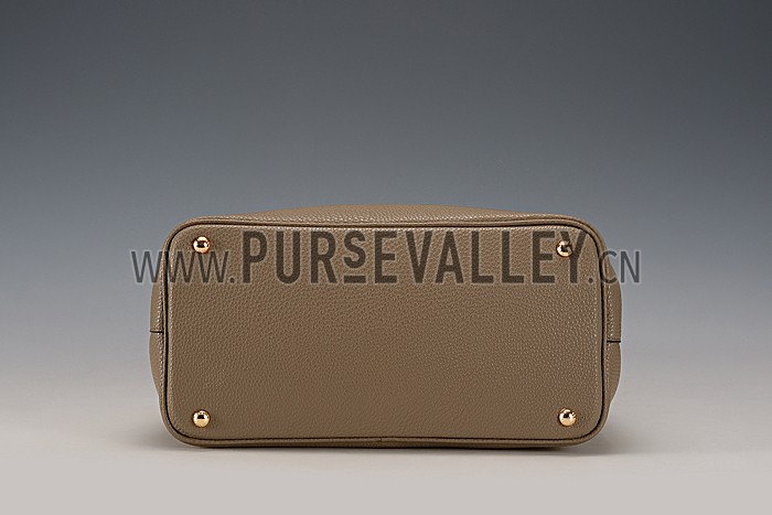 Prada Double Tote Grey With Python Handles