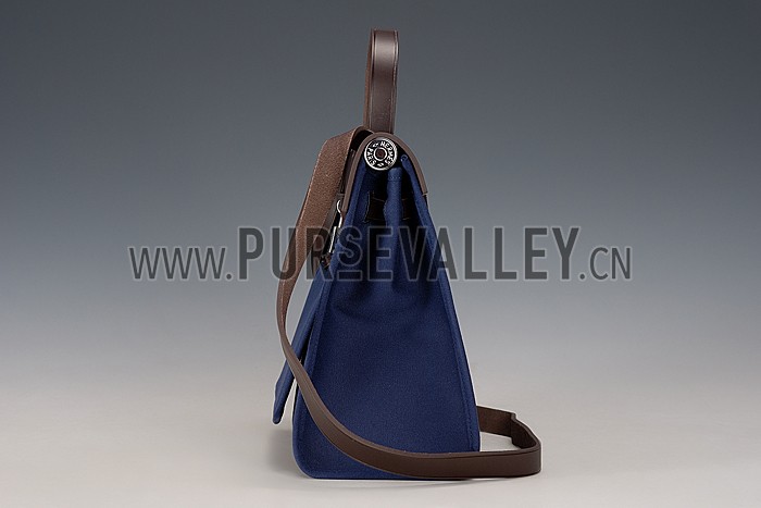 Hermes Herbag Blue