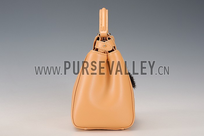 Fendi Peekaboo Karlito Capsule Detail Beige Bag