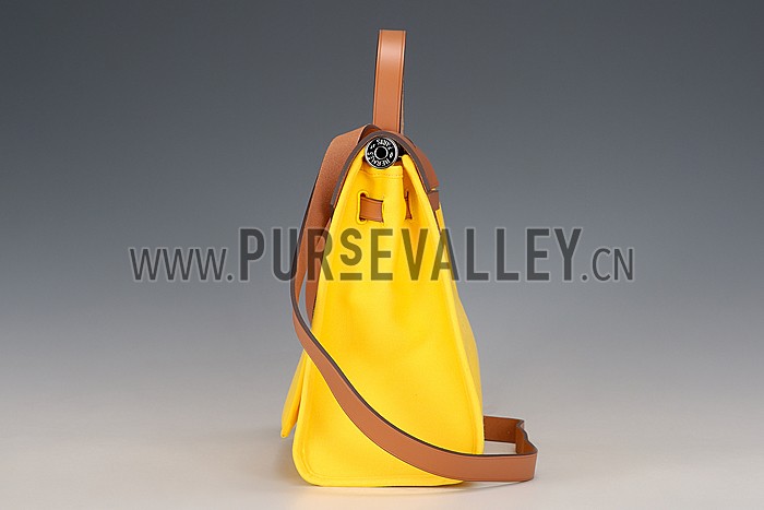 Hermes Herbag Yellow