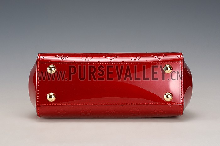 Louis Vuitton Brea Monogram Vernis PM Bag Red