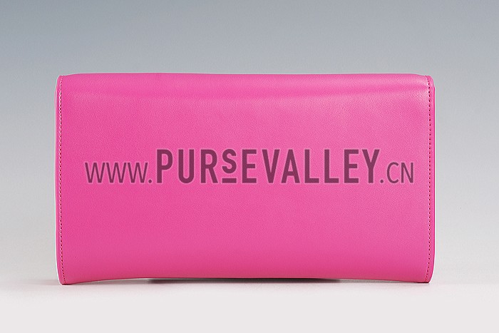 Saint Laurent Belle De Jour Clutch Fuchsia 608313