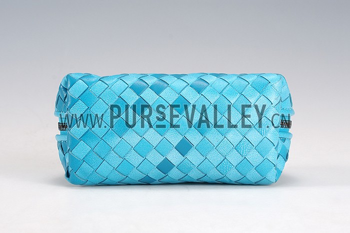 Bottega Veneta Small Shoulder Leather Chain Turcoise Bag