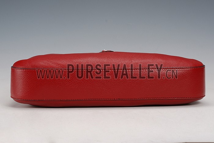 Gucci Jackie Soft Leather Hobo Red