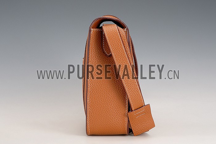 Hermes Man Messenger Large Tan Bag
