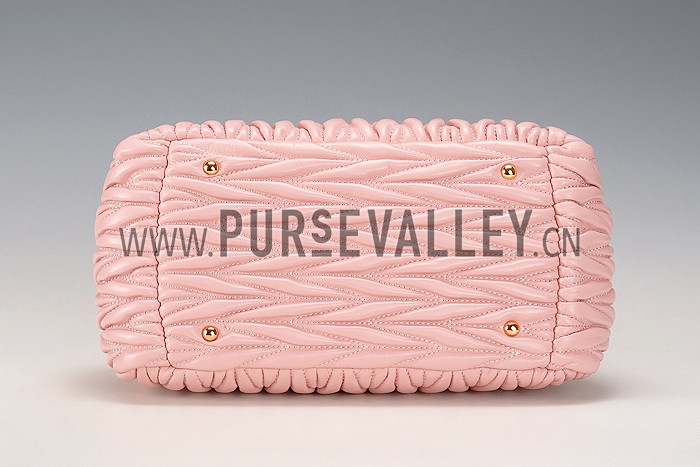 Miu Miu Matelasse Doctor Pink Bag