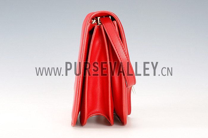 Celine Box Bag Red
